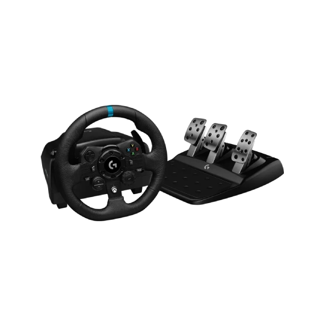 Volante y Pedales Logitech G923 Cableado para PC, Xbox One, Xbox Series S, Xbox Series X