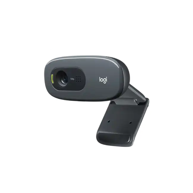 WEBCAM LOGITECH C270 HD 720p/30fps 0.9MP GRIS OSCURO
