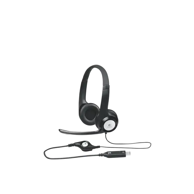 AUDIFONOS CON MICROFONO LOGITECH USB H390 NEGRO