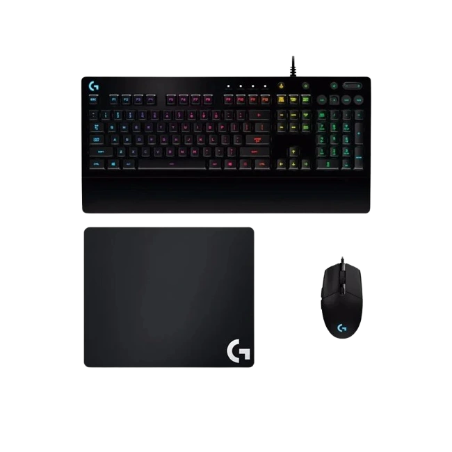 COMBO GAMING MOUSE G203 TECLADO G213 MOUSE PAD G240 HEADSET G230 LOGITECH