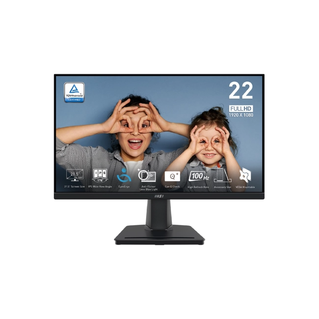 MSI MONITOR 22" MP225 FLAT 100HZ IPS