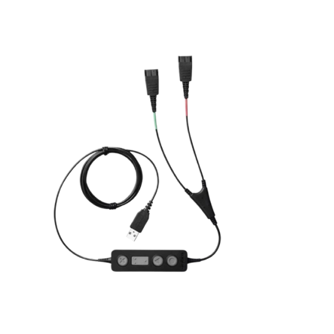 Jabra LINK 265 - Adaptador para auriculares - USB macho a Desconexión rápida