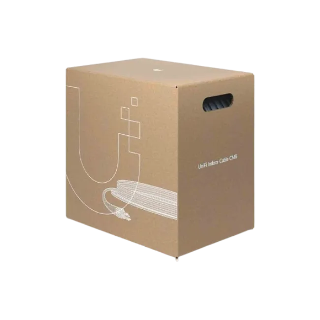 Ubiquiti - Par trenzado sin blindar (UTP) - 305 m - Blanco - Clasificación de llama: CMR - Calibre del cable conductor: 23 AWG - Tipo de conductor: Cobre desnudo sólido - Material de la chaqueta: PVC - Diámetro de la chaqueta: 6,0 ± 0,2 mm - Radio de curv-1