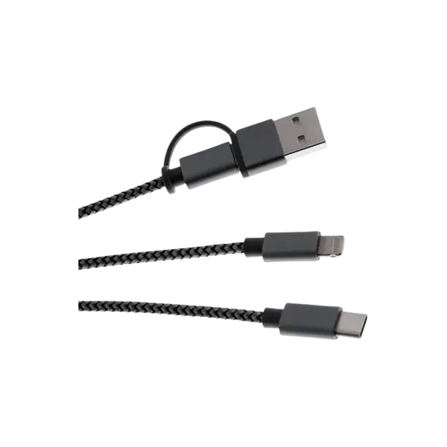 Xtech - USB cable - USB Type A or C - Micro USB or Lightning and USB type C - 1.2 m - only chargingXTC-560-2