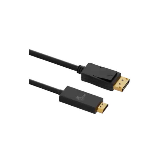 Xtech - Display cable - DisplayPort DP - HDMI - 3 m - Black - DP (m) to HDMI (m) XTC-359