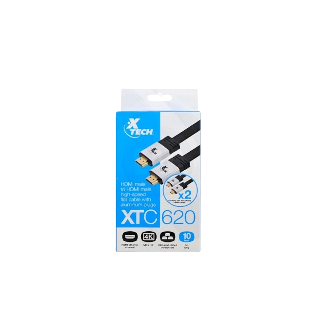 Xtech - HDMI cable - Component video / audio - HDMI male - 6ft 8K V2.1 XTC-637