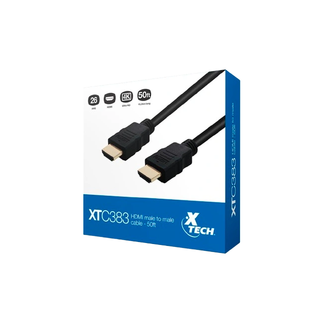 Xtech - HDMI cable - Component video / audio - HDMI male - 10ft 8K V2.1 XTC-640
