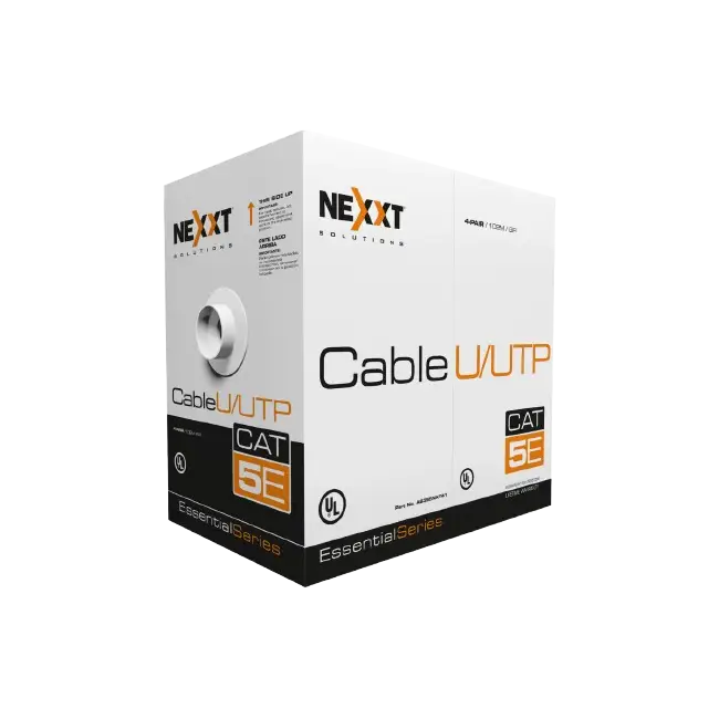 Nexxt Solutions Infrastructure - Bulk cable - UTP - 102 m RJ-45 - Gray - Cat5e 4P 25AWG CMX
