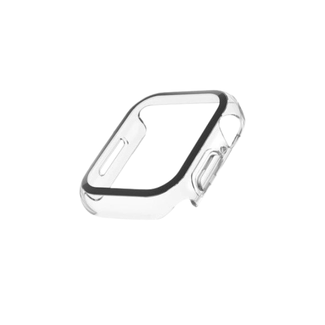 Belkin SCREENFORCE TemperedCurve - Amortiguador para reloj inteligente - protector de pantalla - policarbonato, cristal templado (9H) - transparente - para Apple Watch (40 mm, 41 mm)