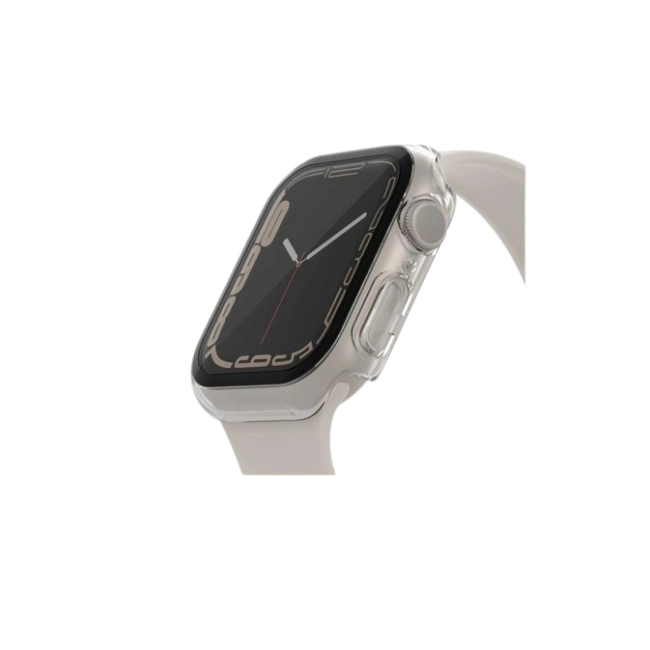 Belkin SCREENFORCE TemperedCurve - Amortiguador para reloj inteligente - protector de pantalla - policarbonato, cristal templado (9H) - transparente - para Apple Watch (40 mm, 41 mm)