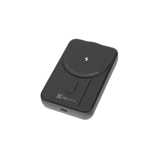 Klip Xtreme - Power bank - 24 pin USB-C - Lithium polymer - Para Smartphones - Wireless Charg 10.000 mAh