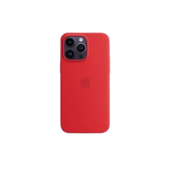 Apple - (PRODUCT) RED - carcasa trasera para teléfono móvil - compatibilidad con MagSafe - silicona - rojo - para iPhone 14 Plus