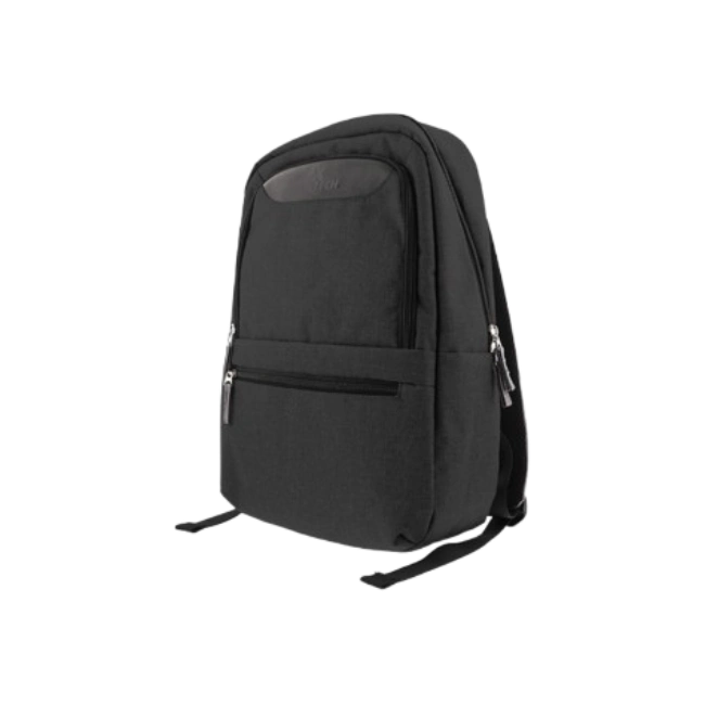 Xtech Winsor XTB-212BK Mochila para laptop 15.6" - Durable poliéster – Color Negro - Panel posterior con acolchado - Tirantes acolchados -  Bolsillo frontal para accesorios con organizador interior