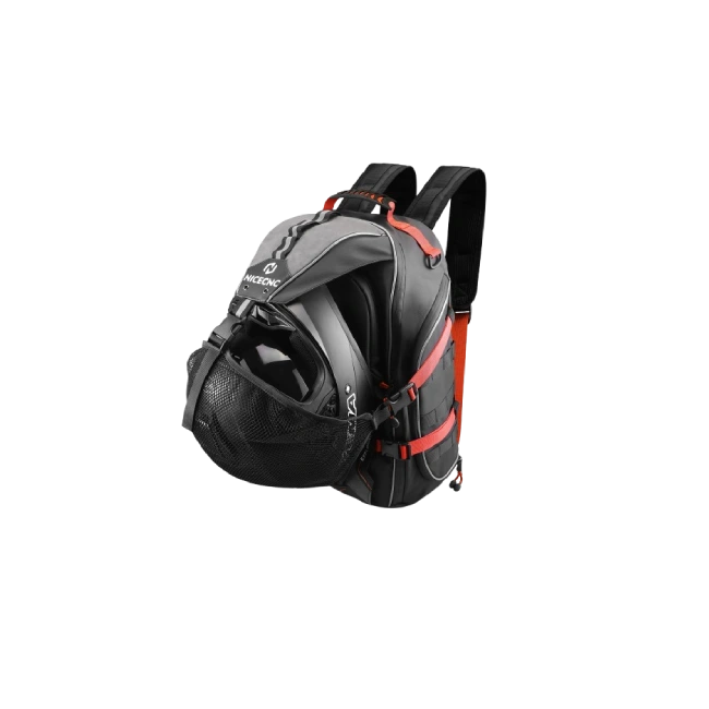 Xtech - Motorcycle Helmet Backpack - 15.6" - 900D polyester - All black - Capacity up to 35L XTB-520-1