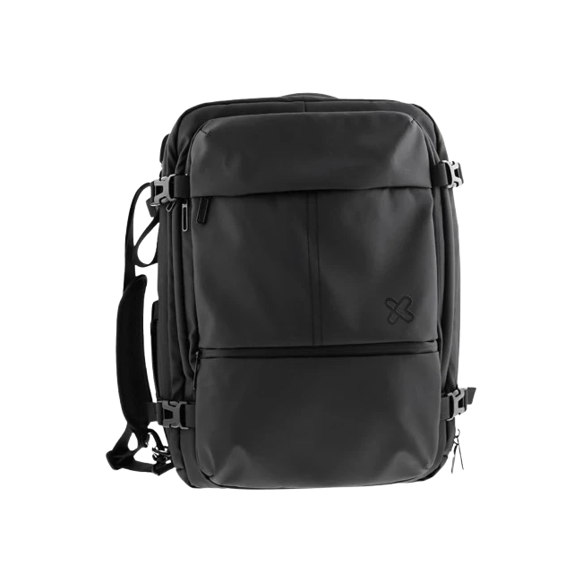 Klip Xtreme - Notebook carrying backpack - 17" - Polyester - Black - Travel Water resistant