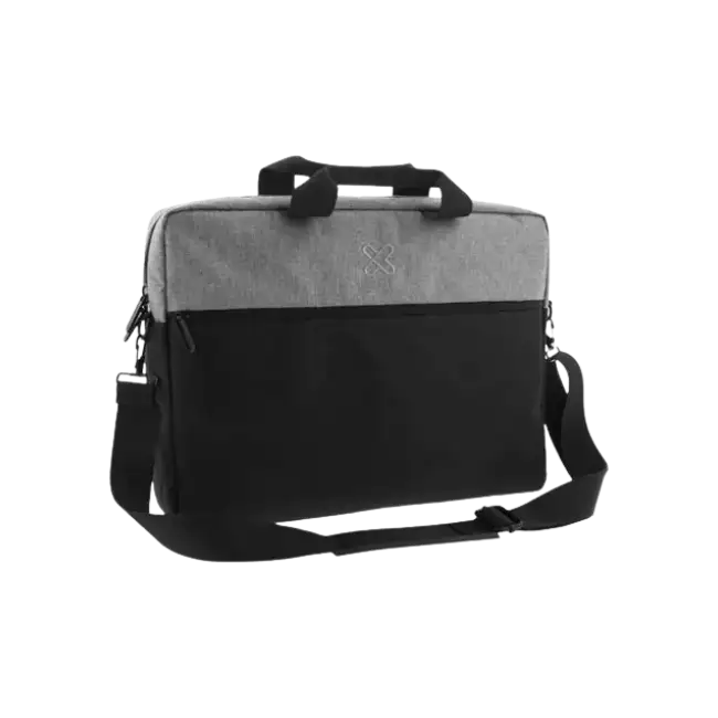 Klip Xtreme - Notebook carrying case - 15.6" - 100% polyester - Black and gray - KNC-041