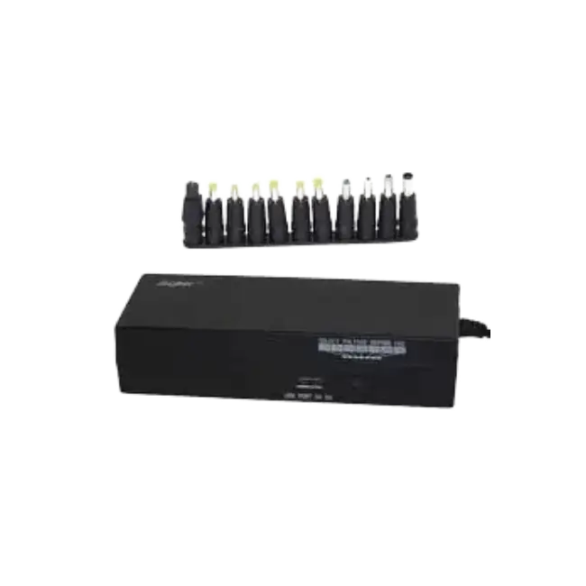 Cargador Universal Notebook AC Adapter 90W -USB Port-AUTO SENSING -12 TIPS