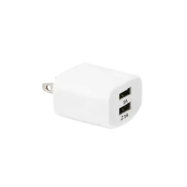 USB WALL CHARGER ARGOM 2-PORTS 2.1-AMP