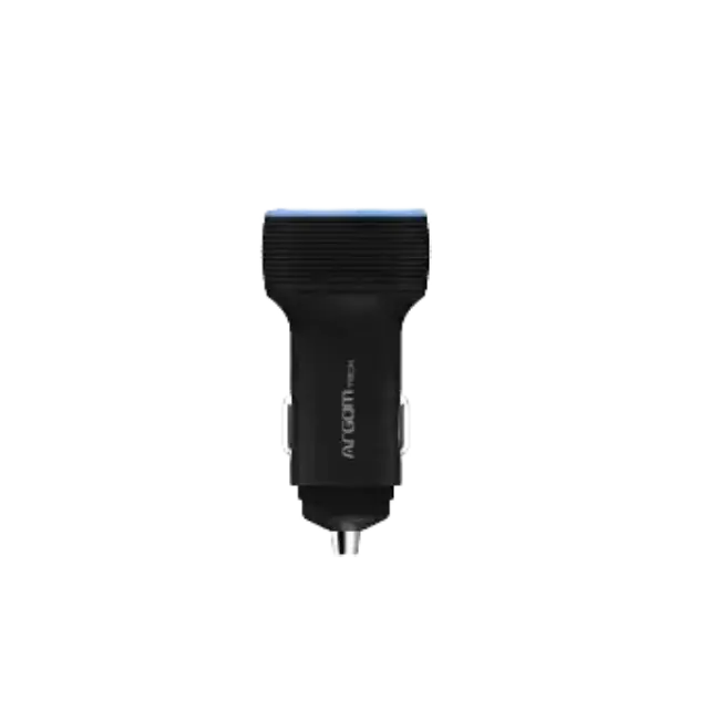 Cargador Dual Rapido Argom ARG-AC-0118BK Tipo C y USB Para Pared 18W Para Auto