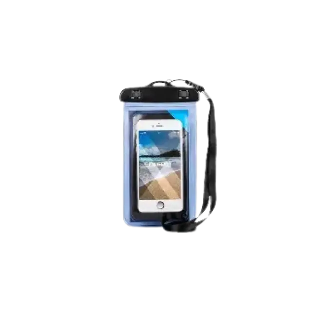 Estuche Impermeable Sumergible para celular de 16 x 8 cm
