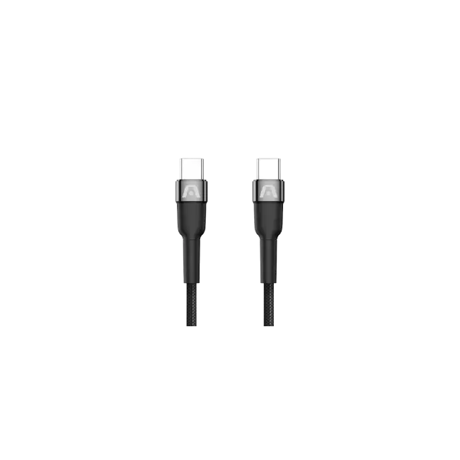 CABLE TIPO-C A TIPO-C 65W NYLON TRENZADO DURA SPEED 10FT/3M