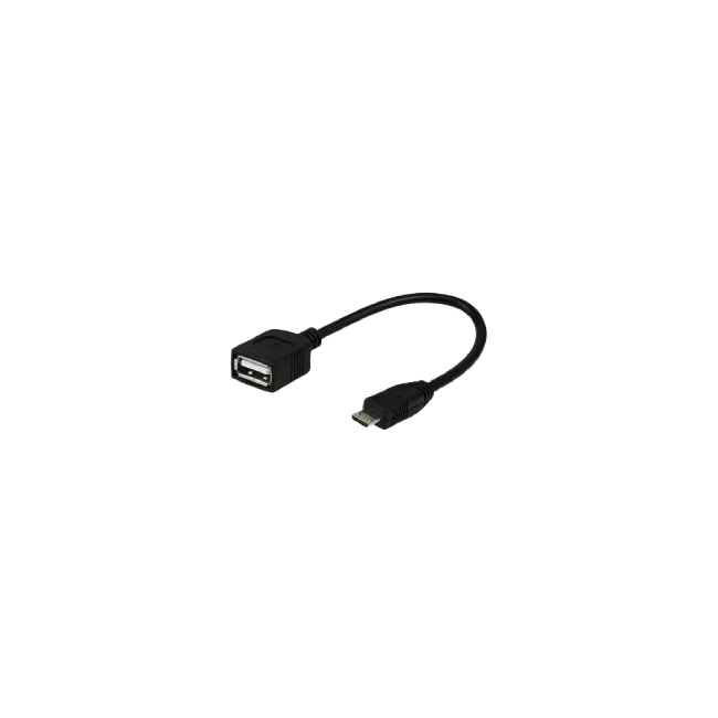 Cable Adaptador Argom ARG-CB-0051 Micro USB Macho A OTG USB Hembra 15cm