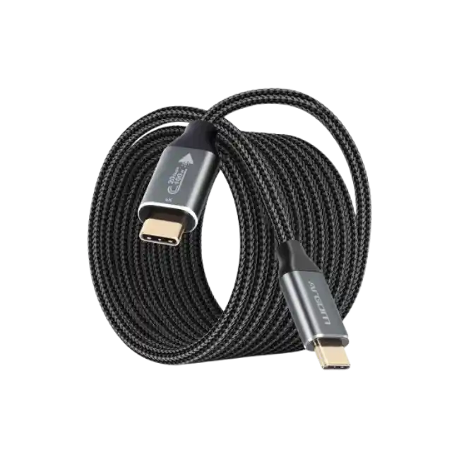CABLE ARGOM TIPO C A C DURAMAX 100W PD Y DATA TRANSFER 4K USB3.2 GEN2 20GBPS 6FT/1.8M
