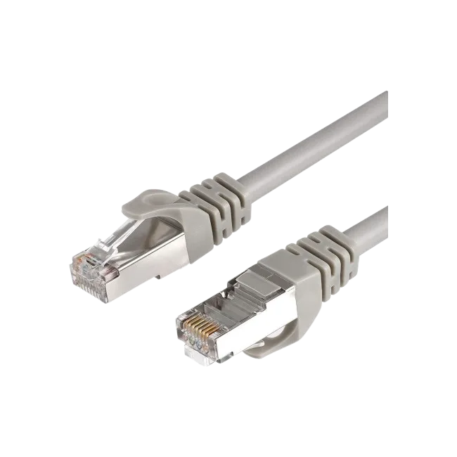 Patch Cord Argom ARG-CB-1553 Cat 6 2 Metros Metal Tips Color Gris