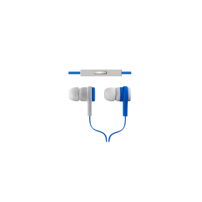Audífono Ultimate Sound Effects con Micrófono - Cable Plano - Azul