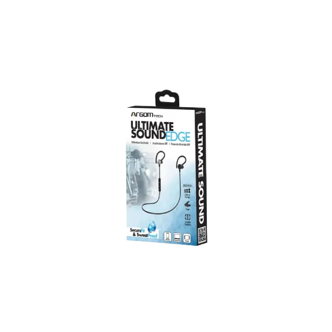 Audífono BT Ultimate Sound EDGE Resistente al Sudor- Negro-2