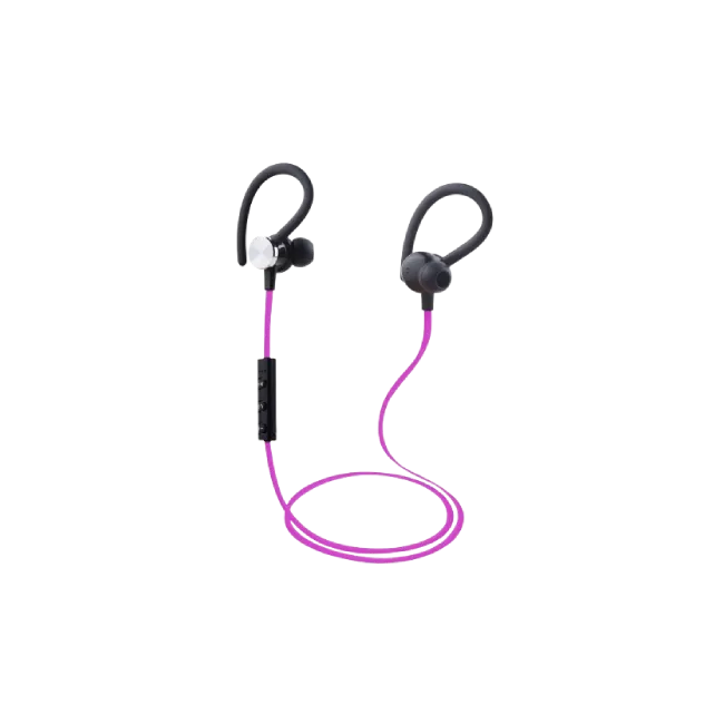 Audifonos Inalambricos ARG-HS-2050PK Ultimate Sound Edge Resistentes al Sudor Color Rosado