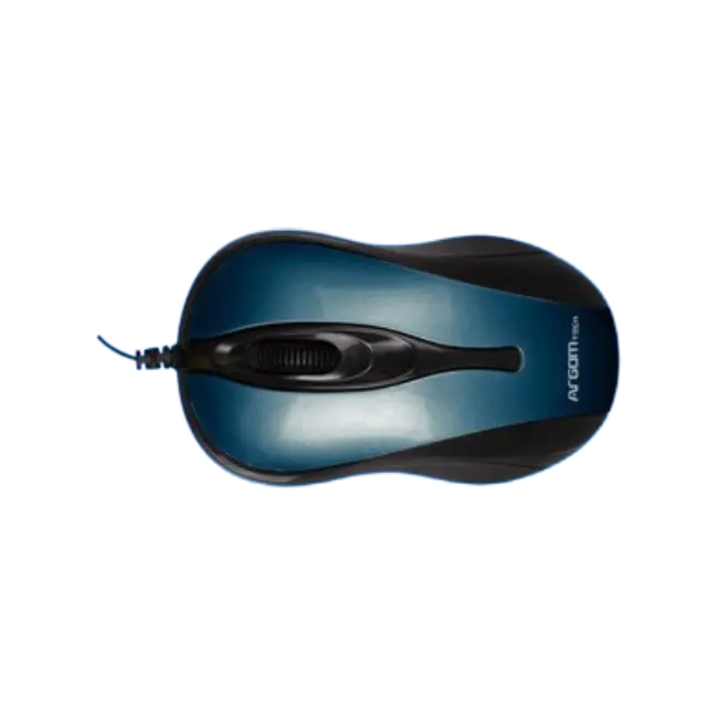 Ratón Óptico USB Retráctil 1000 DPI - Azul-1