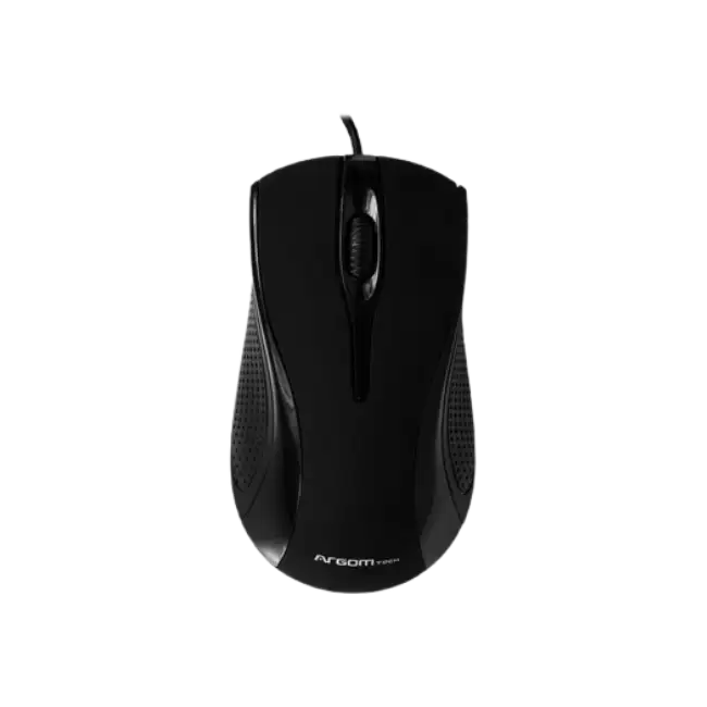 MOUSE ARGOM USB MAXI BLACK