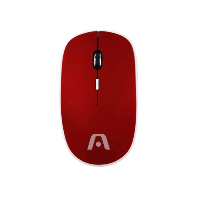 Mouse Argom ARG-MS-0031RD 2.4GHz Inalambrico 800/1600 DPI Color Rojo