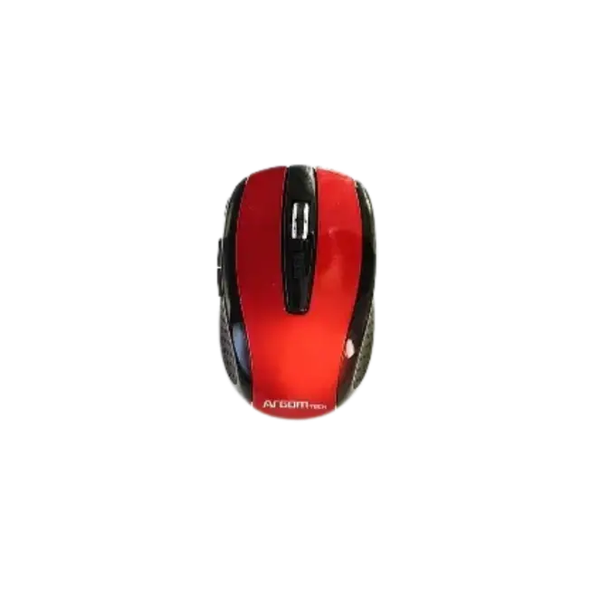MOUSE ARGOM 2.4 GHZ WIRELESS RED