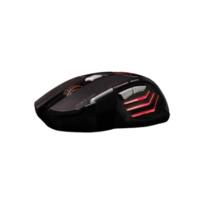 Mouse Gaming Argom ARG-MS-2042BK Compat MS42 luminacion Para Videojuegos y Cableado USB-2