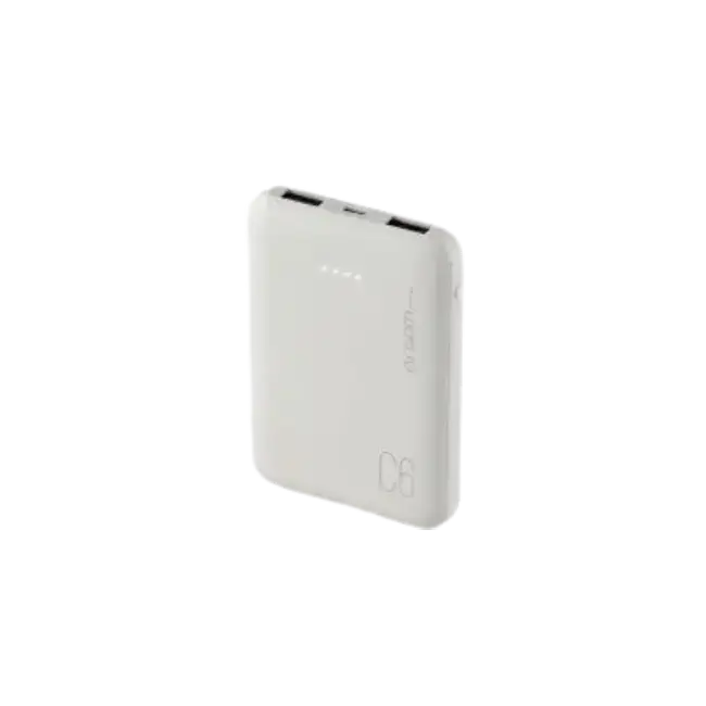 POWER BANK C6 6000MAH BLANCO