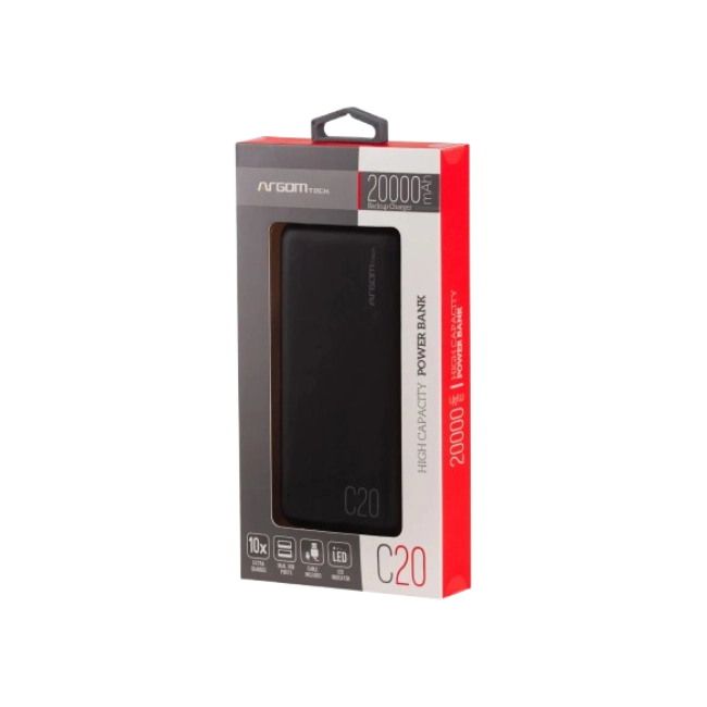 POWER BANK C20 20000MAH NEGRO