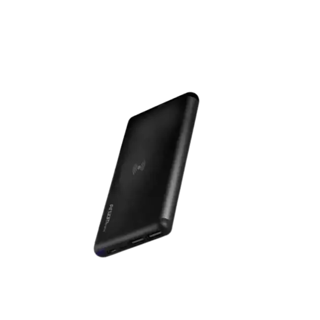 Cargador Portatil Argom ARG-PB-1150BK S12 Delgado de Aluminio 12000 MAH Entrada Doble Micro USB / T Color Negro