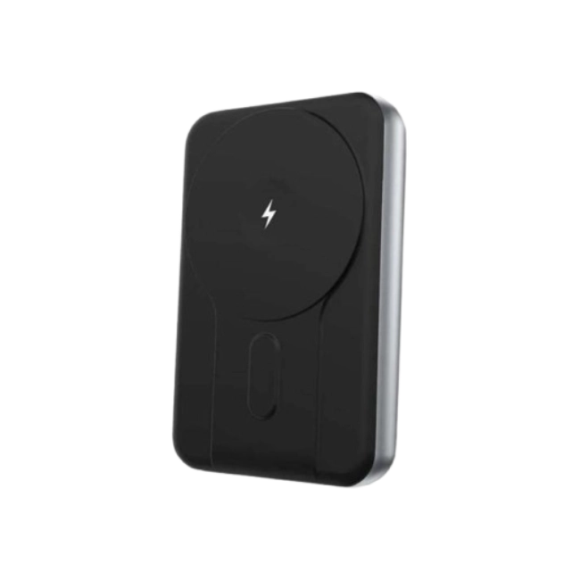 Cargador Portatil Argom ARG-PB-1162SL MS10 MagNetic Delgado de Aluminio 10000MAH Color Negro