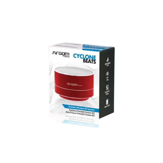 SPEAKERS CYCLONE ARGOM WIRELESS BT RED