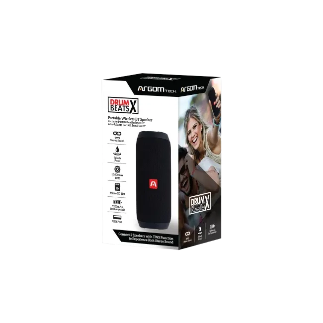 SPEAKER DRUM BEATS X ARGOM WIRELESS BT BLACK-2