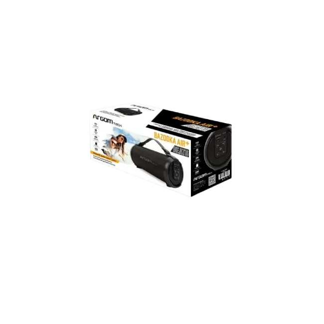 Bocina Argom ARG-SP-3102BK Bazooka Inalambrica AIR + TWS 9W Color Negro-2