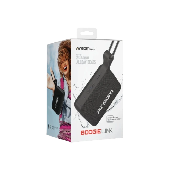 Bocina Argom ARG-SP-3110BK BoogieLink BT Inalambrica Color Negro