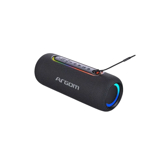 Bocina Argom ARG-SP-3121BK Radyon X30 Premium Inalambrica BT con Luces LED IPX
