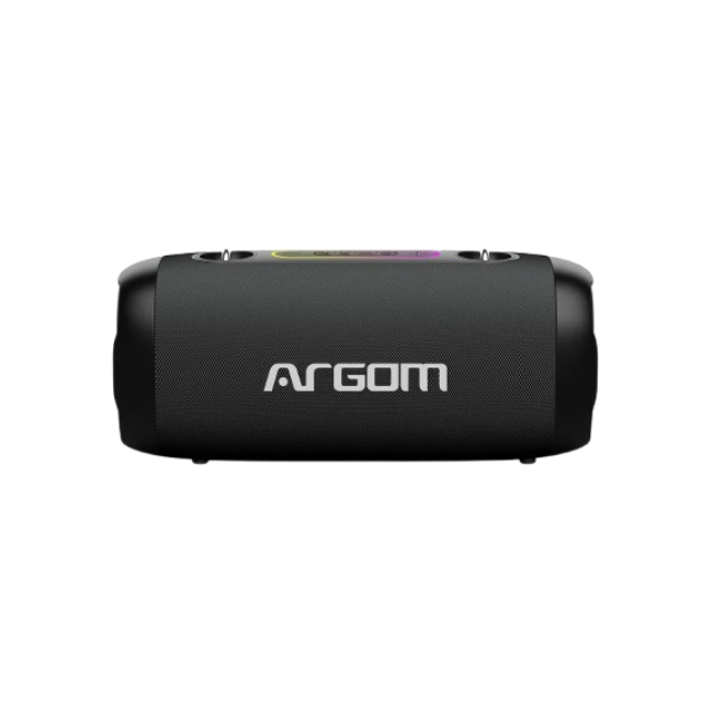 ARGOM RADYON X41 - ALTAVOZ BT CON 2 MODOS DE LUCES LED 28W RMS / IPX5 COLOR NEGRO