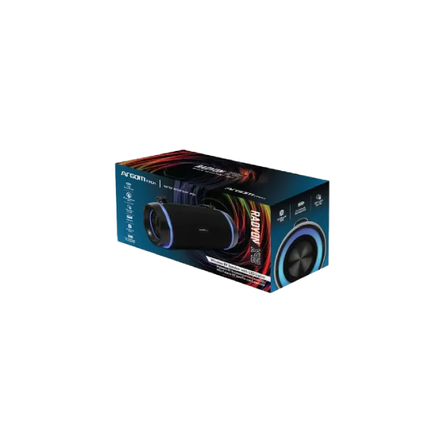 Bocina Argom ARG-SP-3142BK Radyon X42 Inalambrica Color Negro