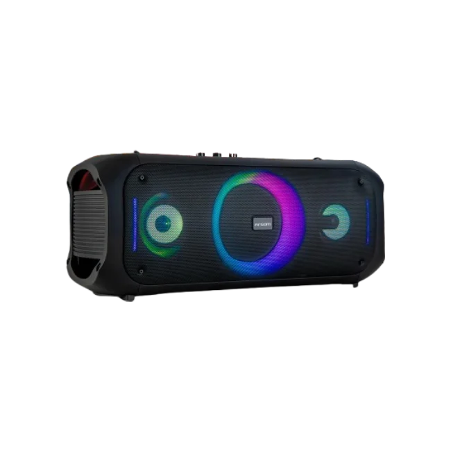 Bocina Argom ARG-SP-4075BK Rave 75 - Alta Voz BT con 7 Modos de Luces Led 80W RMS Color Negro