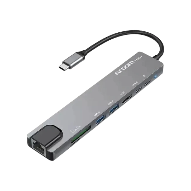 ADAPTADOR-DOCKING, TIPO C, 8 EN 1 DE AXESS CON TRANSFERENCIA DE PD DE 100 W