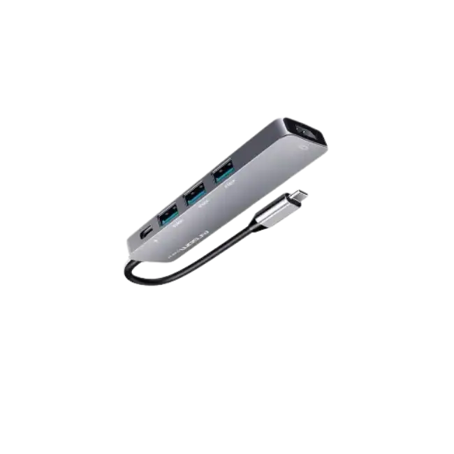 HUB TIPO C 5 EN 1 ONE AXESS CON TRANSFERENCIA DE PD DE 60 W